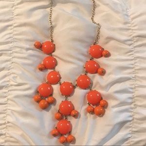 Orange bubble necklace